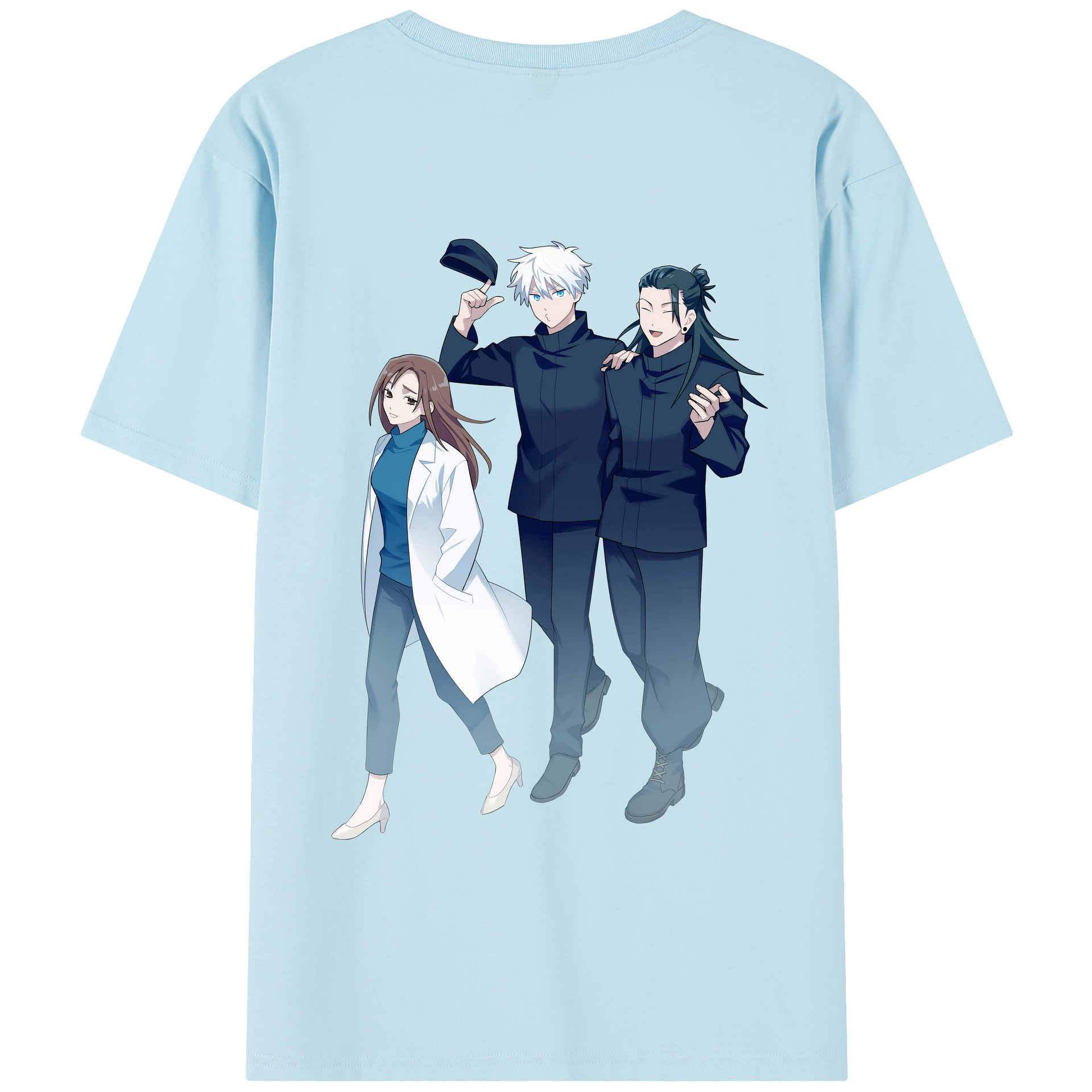 （画像用） 呪術廻戦 Jujutsu Kaisen 綿100％半袖Tシャツ（背面プリント）
